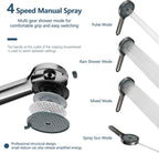 Bar Shower Mixer 2-Function Tap with Height-Adjustable Rail
