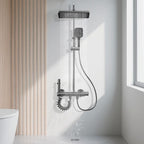 Bar Shower Mixer 2-Function Tap with Height-Adjustable Rail