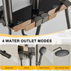 Bar Shower Mixer 2-Function Tap with Height-Adjustable Rail