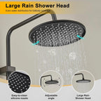 Bar Shower Mixer 2-Function Tap with Height-Adjustable Rail
