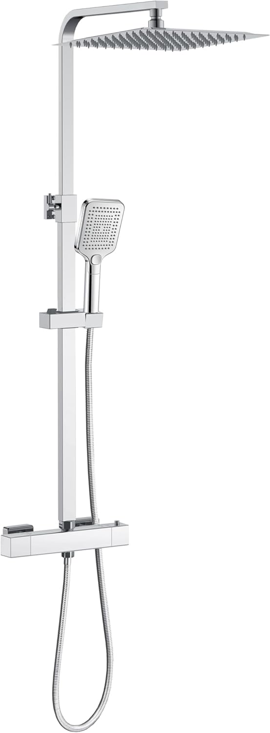 Thermostatic Bar Shower Mixer Set 12" Rainfall