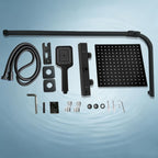 Bar Shower Mixer Set 12" Rainfall with 3-Mode