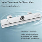 Bar Shower Mixer Set 12" Rainfall with 3-Mode