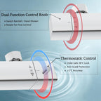 Bar Shower Mixer Set 12" Rainfall with 3-Mode