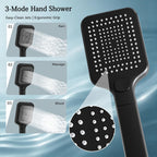 Bar Shower Mixer Set 12" Rainfall with 3-Mode