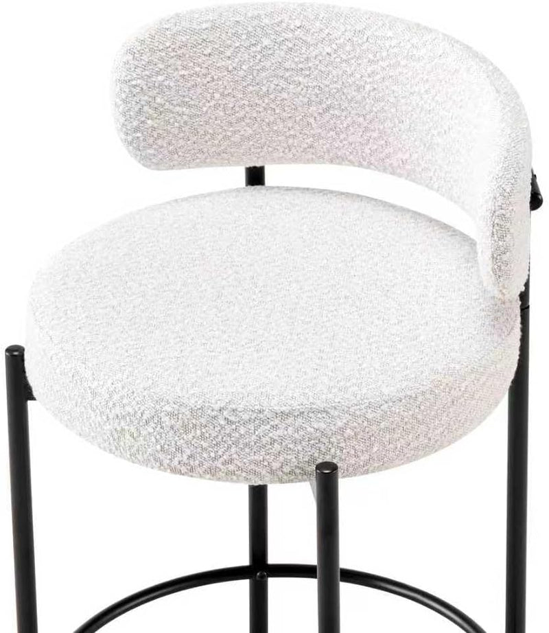 Bar Stool Counter Chair with Backrest Footrest