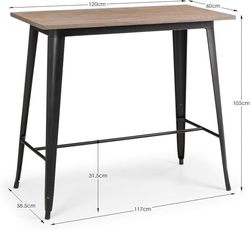 Bar Stool H107 X W43 X D46CM (Set of 2)
