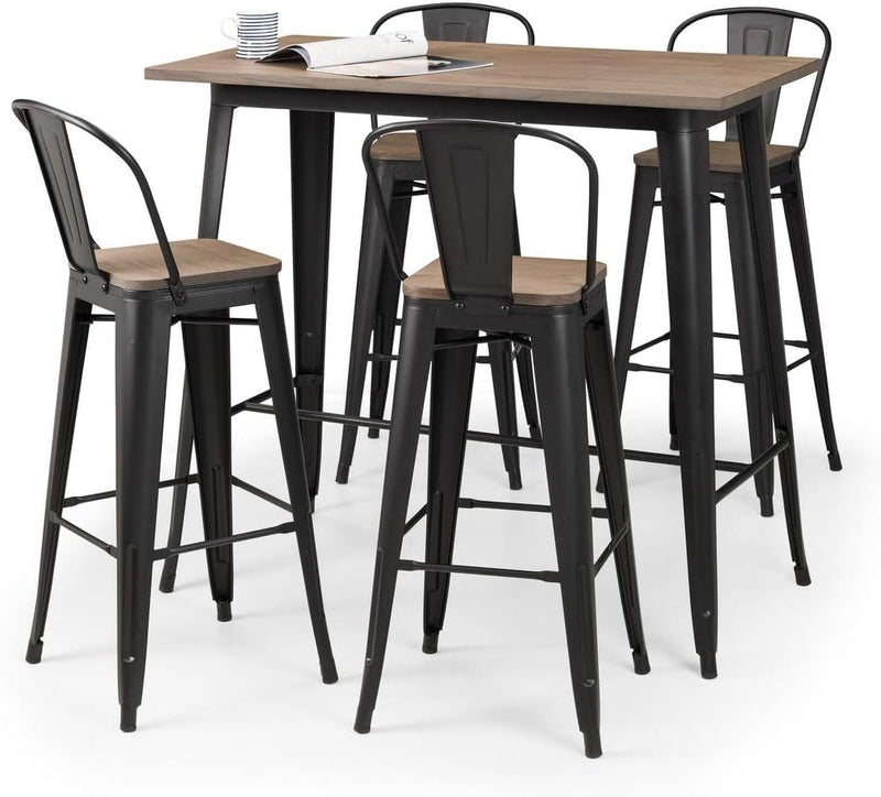 Bar Stool H107 X W43 X D46CM (Set of 2)