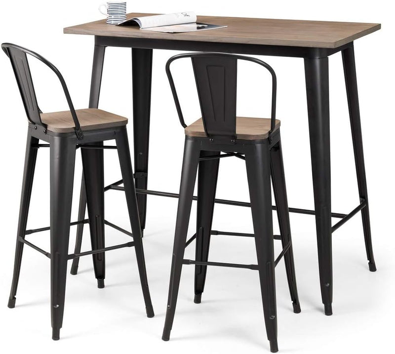 Bar Stool H107 X W43 X D46CM (Set of 2)