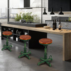 Bar Stool Vintage Counterseat Height Adjust with Swivel