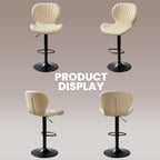 Bar Stools 360degreesswivel Chairs Kitchen Dining (Set of 2)