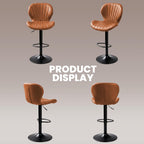Bar Stools 360degreesswivel Chairs Kitchen Dining (Set of 2)