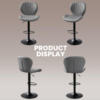 Bar Stools 360degreesswivel Chairs Kitchen Dining (Set of 2)
