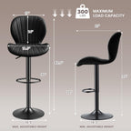 Bar Stools 360degreesswivel Chairs Kitchen Dining (Set of 2)