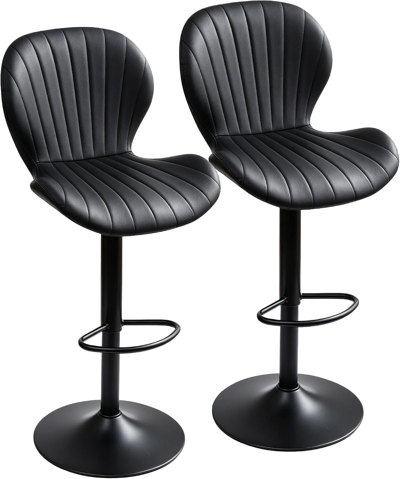 Bar Stools 360degreesswivel Chairs Kitchen Dining (Set of 2)