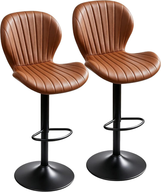 Bar Stools 360degreesswivel Chairs Kitchen Dining (Set of 2)