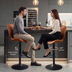 Bar Stools 360degreesswivel Chairs Kitchen Dining (Set of 2)