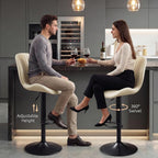Bar Stools 360degreesswivel Chairs Kitchen Dining (Set of 2)