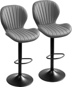 Bar Stools 360degreesswivel Chairs Kitchen Dining (Set of 2)