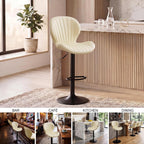Bar Stools 360degreesswivel Chairs Kitchen Dining (Set of 2)