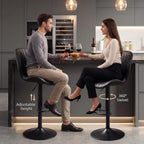 Bar Stools 360degreesswivel Chairs Kitchen Dining (Set of 2)