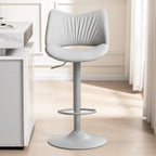 Bar Stools Adjustable Breakfast All Open Back Counter (Set of 2)