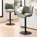 Bar Stools Adjustable Breakfast All Open Back Counter (Set of 2)
