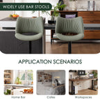 Bar Stools Adjustable Breakfast All Open Back Counter (Set of 2)