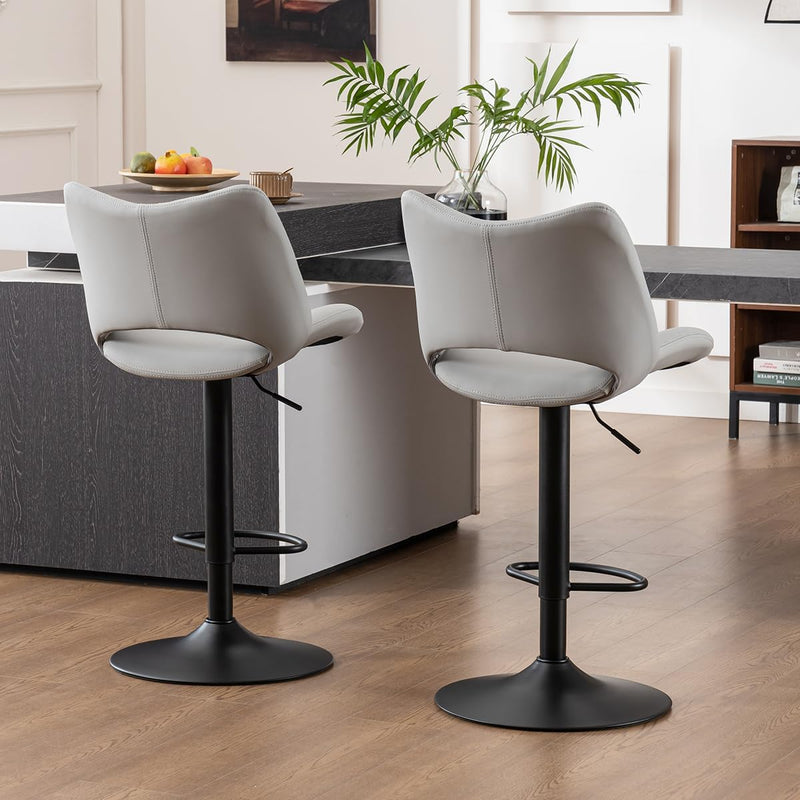 Bar Stools Adjustable Breakfast All (Set of 2)