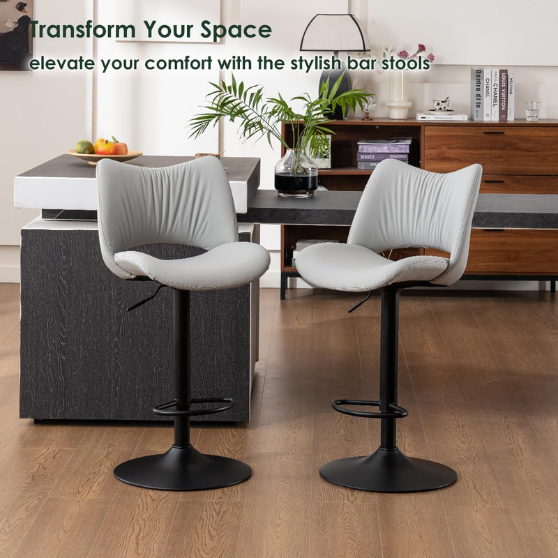 Bar Stools Adjustable Breakfast All (Set of 2)
