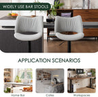 Bar Stools Adjustable Breakfast All (Set of 2)