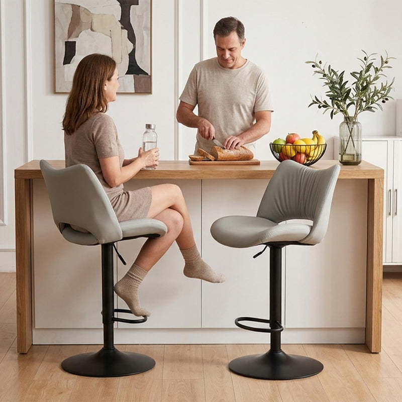 Bar Stools Adjustable Breakfast All (Set of 2)