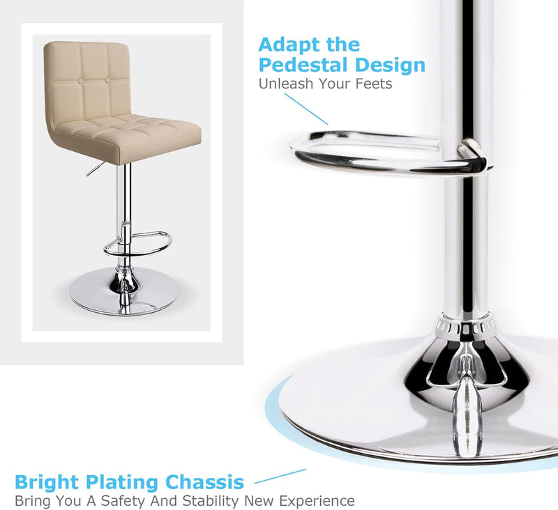 Bar Stools Swivel Chair Kitchen Breakfast Counter