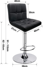 Bar Stools Adjustable Chairs Breakfast Dining for Kitchen