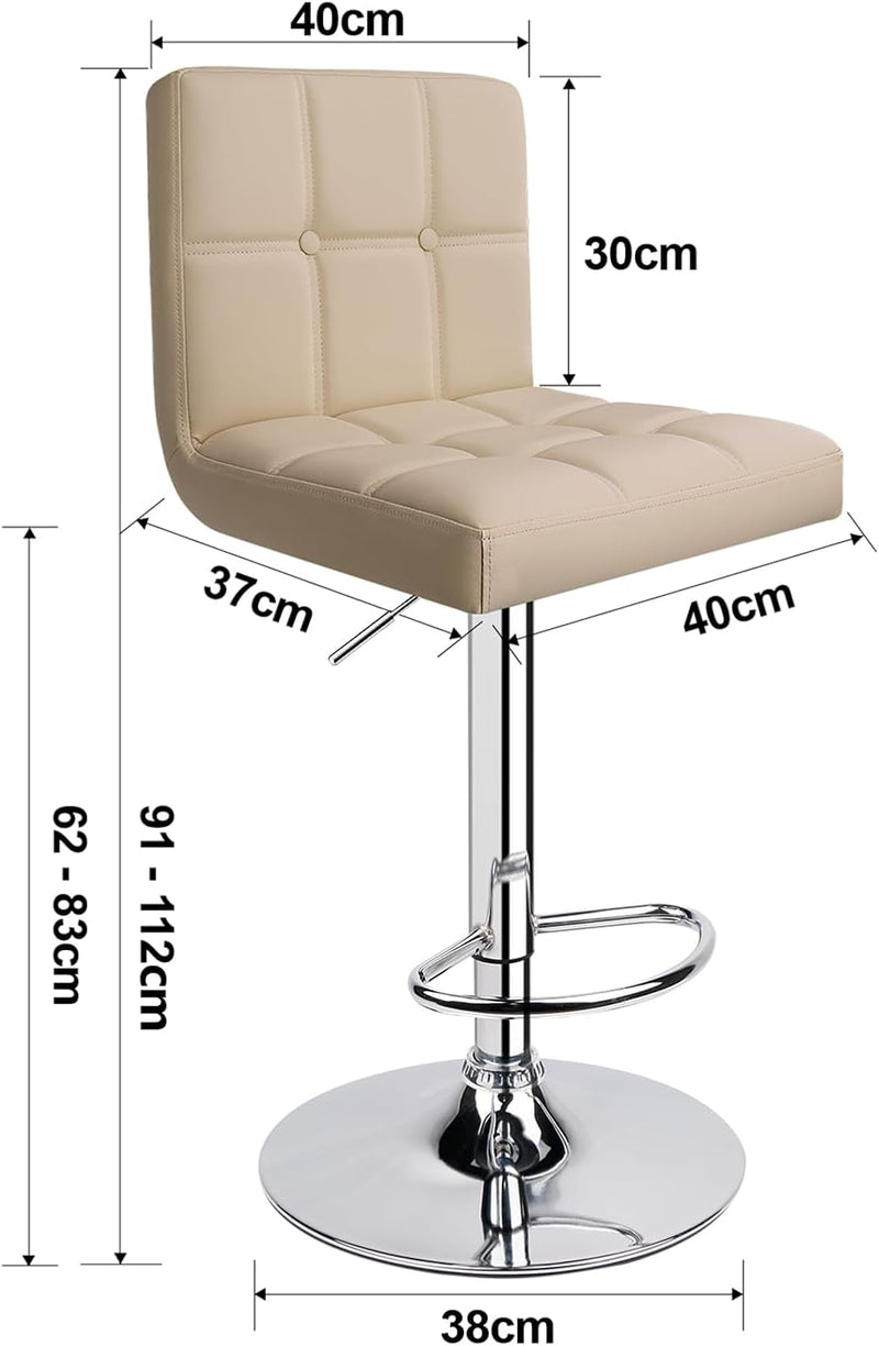 Bar Stools Swivel Chair Kitchen Breakfast Counter
