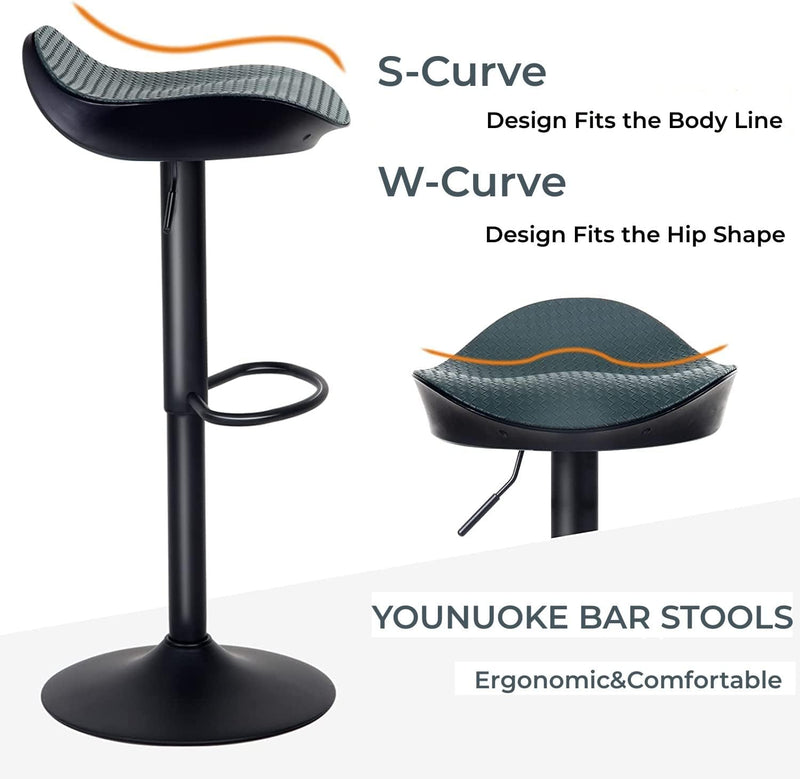 Bar Stools Backless Breakfast Barstools (Set of 2)