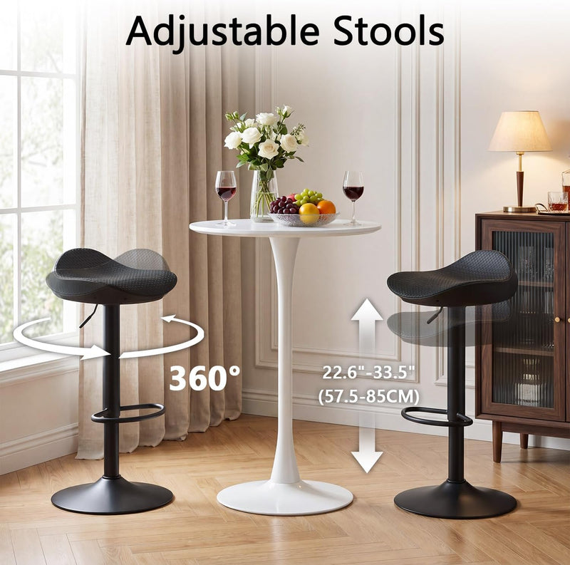Bar Stools Backless Breakfast Barstools (Set of 2)