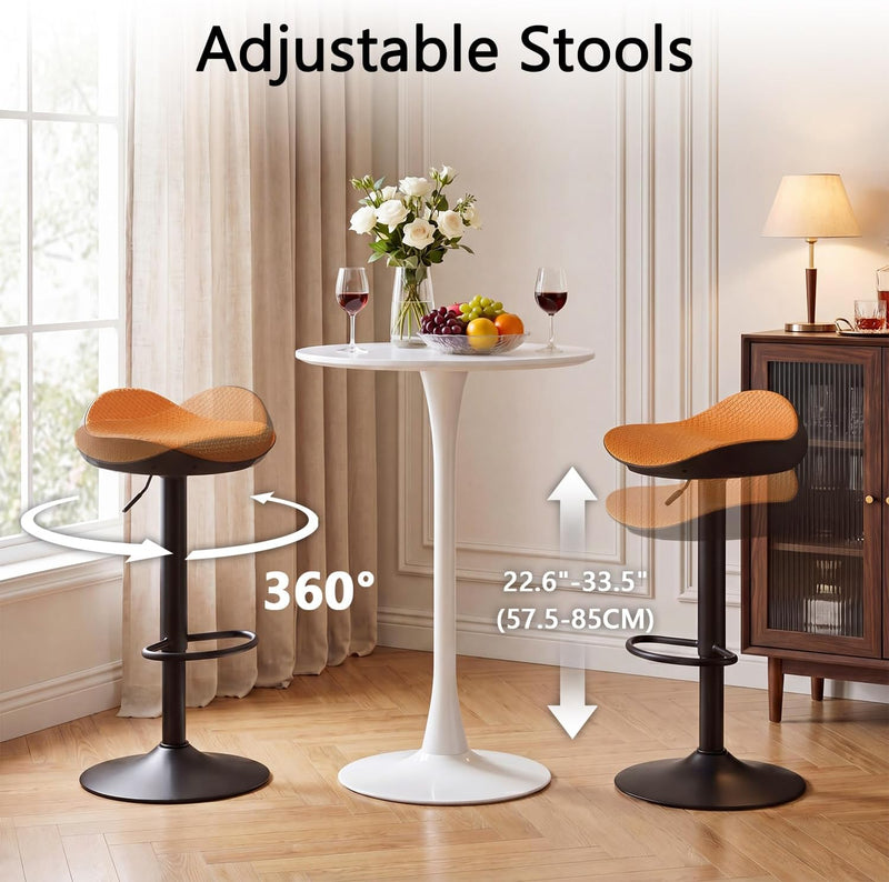 Bar Stools Backless Breakfast Barstools (Set of 2)