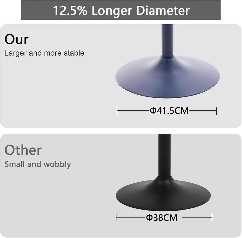 Bar Stools Breakfast Chairs with Back PU Leather