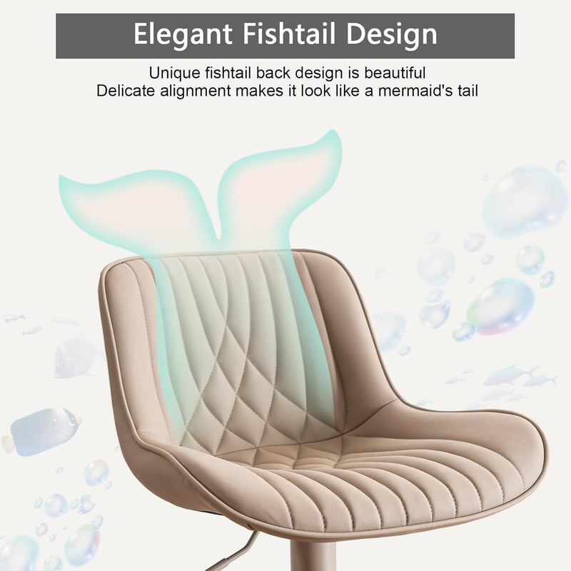 Bar Stools Breakfast Chairs with Back PU Leather