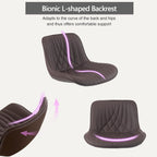 Bar Stools Breakfast Chairs with Back PU Leather