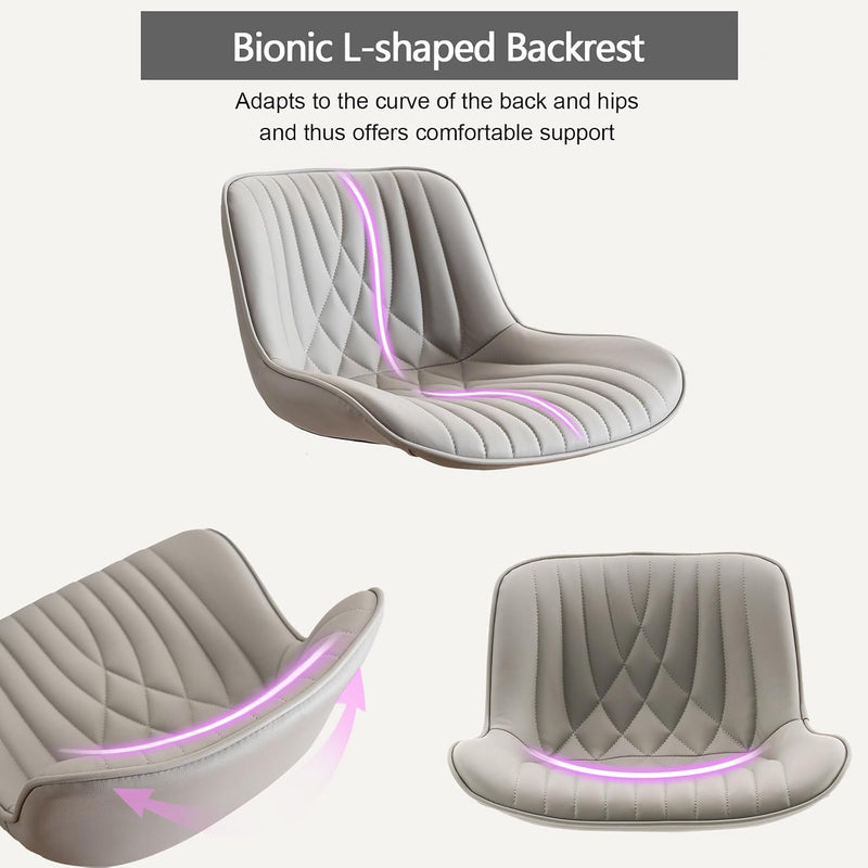 Bar Stools Breakfast Chairs with Back PU Leather