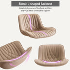 Bar Stools Breakfast Chairs with Back PU Leather