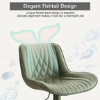 Bar Stools Breakfast Chairs with Back PU Leather