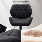 Bar Stools Chairs Modern Height Adjustable Kitchen (Set of 2)