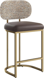 Bar Stools Counter Chairs with Backs and 9 (Set of 2)