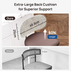 Bar Stools Counter Chairs with Backs and 9 (Set of 2)