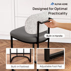 Bar Stools Counter Chairs with Backs and 9 (Set of 2)