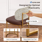 Bar Stools Counter Chairs with Backs and 9 (Set of 2)