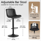 Bar Stools Counter Height Barstools (Set of 2)